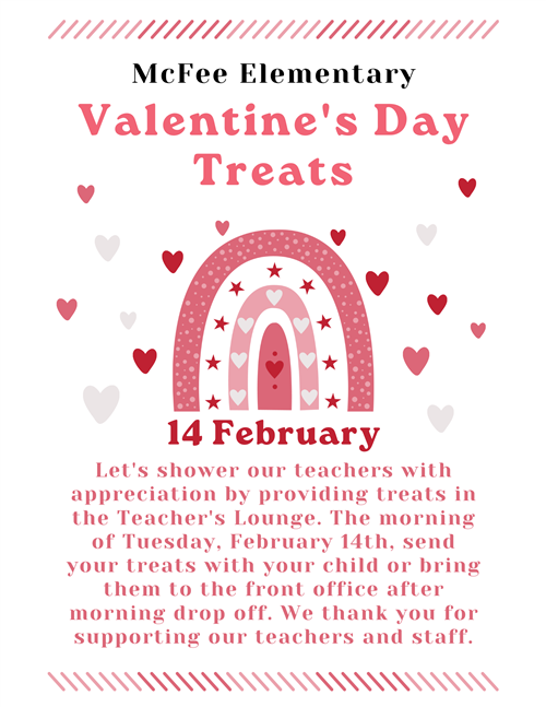 Valentine's Day Treats 14 February